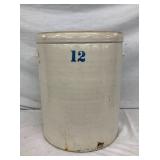 12G. STONEWARE CROCK