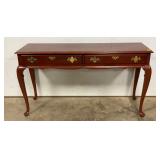 MAH. SOFA TABLE W/ QUEEN ANN LEGS