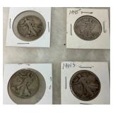 1934-45 SILVER WALKING LIB. 1/2