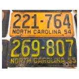 1954-55 LIC. TAGS