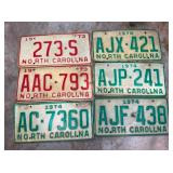 COLLECTION NC LIC. TAGS