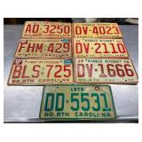 COLLECTION NC LIC. TAGS