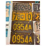 COLLECTION EARLY LIC. TAGS