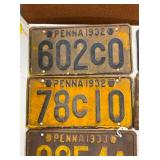 COLLECTION EARLY LIC. TAGS