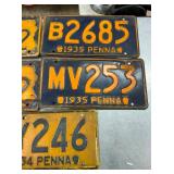 COLLECTION EARLY LIC. TAGS
