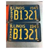 1949 ILL. LIC. TAG