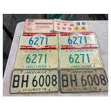 PAIRS IL LIC. TAGS 1976-78