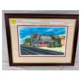THE DEPOT SIGNED AND NUMBERED 23X18