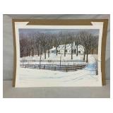 HOSPICE HOME WINTER SIGNED/NUMBERED