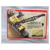 LIONEL C&O FLAT CAR W/CRANE