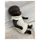 EARLY PAPER MACHE BLACK AMERICANA DOLL