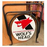 OTHERSIDE VIEW WOLFS HEAD SIGN