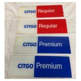 CITGO PREMIM PUMP GLASS PUMP PLATES