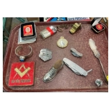 RR BADGE, KNIFE, WHISTLE, ETC