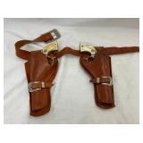 HOLSTER W/ COLT TEXAN PISTOLS