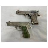 HUBLEY 45 PAIR CAP PISTOLS