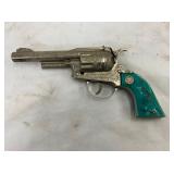 TEXAN JR PISTOL W/ TEAL GRIPS