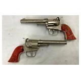 HUBLEY RODEO CAP PISTOLS RED GRIPS