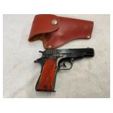 HOLSTER W/ HUBLEY AUTOMATIC PISTOL