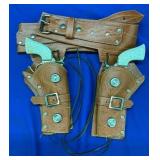 HOLSTER W/ RODEO CAP PISTOLS