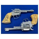 PAIR TOY CAP PISTOLS