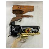 HOLSTER W/RIN TIN TIN, GOLDEN PISTOLS