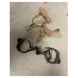 BOOT SPURS,HAND CUFFS