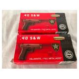 100RDS GECO 40 S&W 180G. FMJ