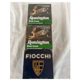 75 SHELLS REMINGTON,FIOCCHI 12GA. 2 3/4