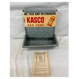OLD STOCK KASCO EMB. DOG SELF FEEDER