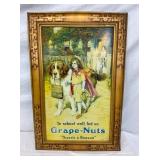 NICE SST LITHO GRAPE-NUTS SIGN