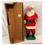 ORIG. EARLY COKE ANIMATED SANTA W/ BOX