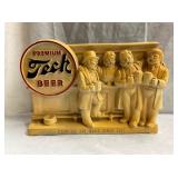 PREMIUM BEER CHALKWARE COUNTER DISPLAY