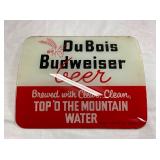 CONVEX GLASS BUDWEISER BEER LENSE