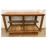 EARLY OAK STORE SHOWCASE