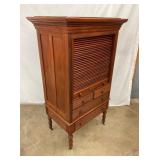 NICE WALNUT CABINET W/ DRAWER