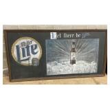 OTHERSIDE CHALK ADV. W/MILLER LITE BEER
