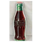 PORC. DIECUT COKE BOTTLE SIGN 4X12 1/2