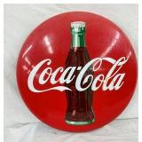 24" PORC. COKE BUTTON W/ BOTTLE