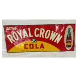 1936 SST EMB. ROYAL CROWN COLA SIGN