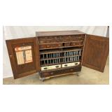 INSIDE VIEW DRILLS CABINET