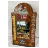 NICE TIN LITHO GEM COUNTER DISPLAY