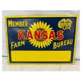 EMB. SST KANSAS FARM BUREAU SIGN