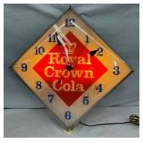 21" ROYAL CROWN DIAMOND CLOCK