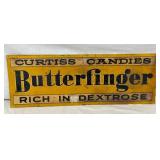 EARLY SST BUTTERFINGER CANDIES SIGN
