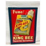 EMB. SST KING BEE CIG. SIGN