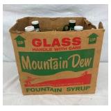 4 1G. MOUNTAIN DEW JUGS W/ ORIG. BOX