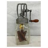 VERY RARE #10 GLASS DAZEY CHURN