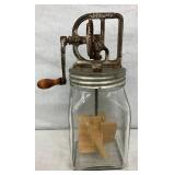 DAZEY #20 GLASS BUTTER CHURN