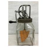 #40 DAZEY GLASS BUTTER CHURN